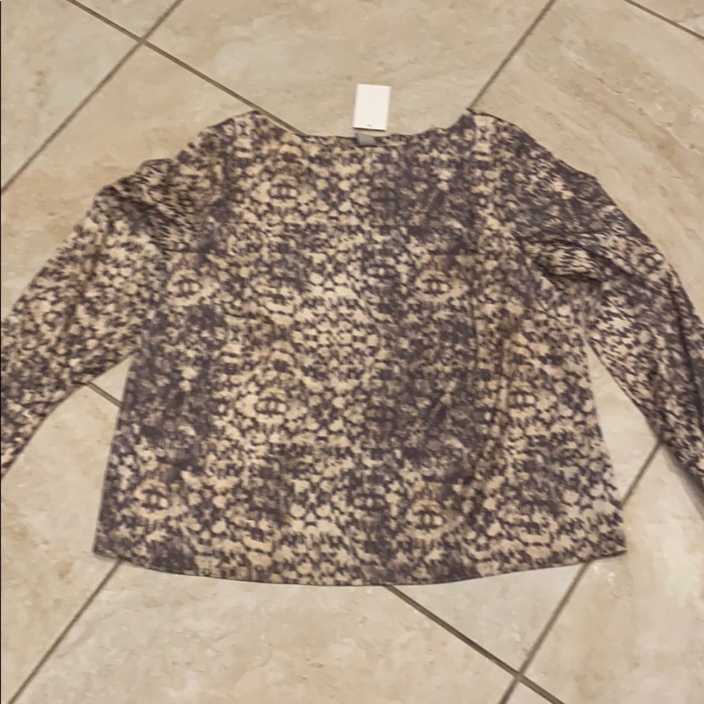 H-&M silk material dress top